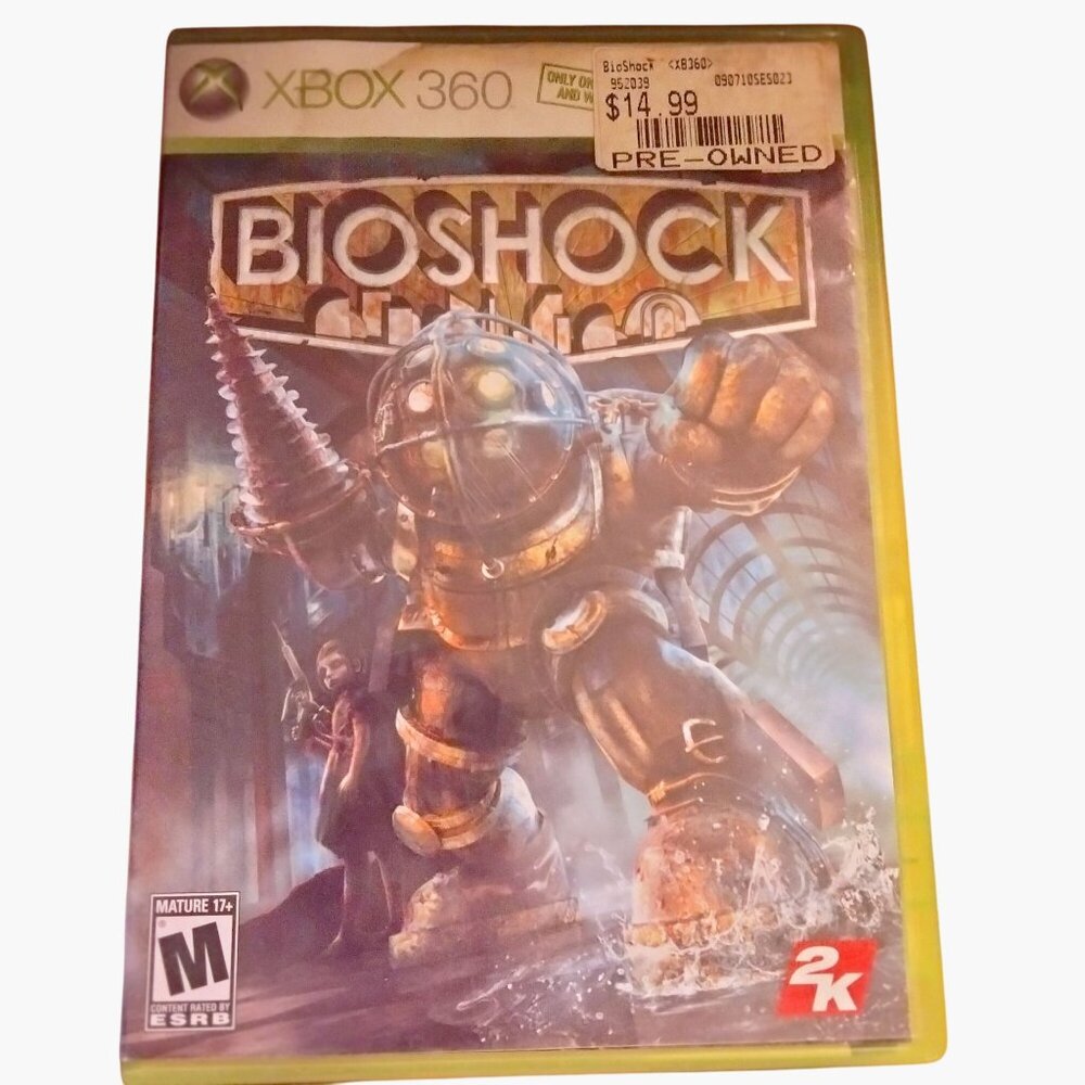 BioShock Xbox 360 Game Disc Mature Games
